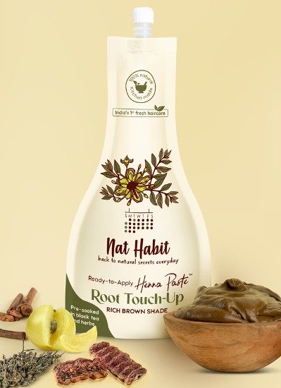Nat Habit Ready-to-Apply Fresh Henna Root Touch-Up Paste