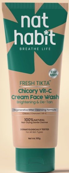 Nat Habit Roasted Chicory Tikta Cream Face Wash