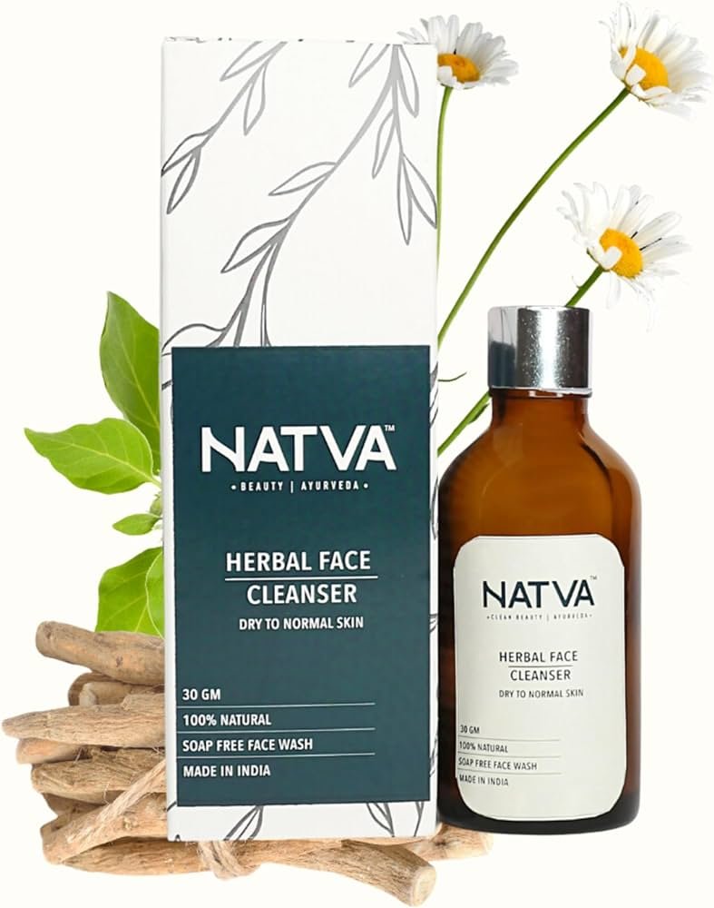 Natva Soap Free Herbal Face Cleanser