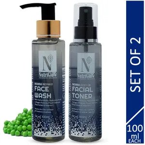Nutriglow Advanced Organics Derma Repair Face Wash and Derma Repair Toner