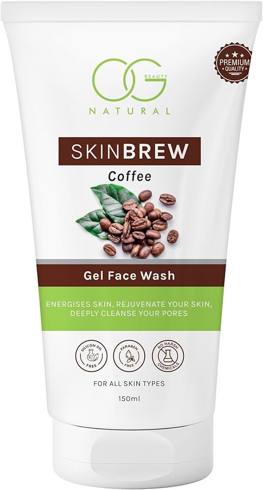 OG Beauty Natural Skinbrew Coffee Gel Face Wash