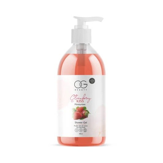 Og Beauty Ayurveda Strawberry Kiss Moisturizes Shower Gel
