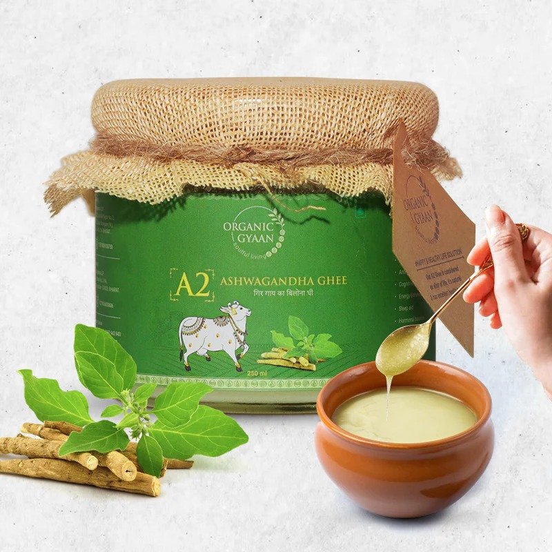 Organic Gyaan A2  Ashwagandha Ghee