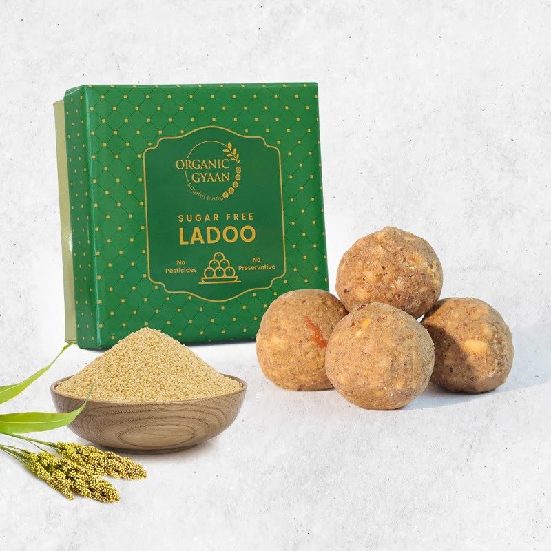 Organic Gyaan  Foxtail Millet Ladoo