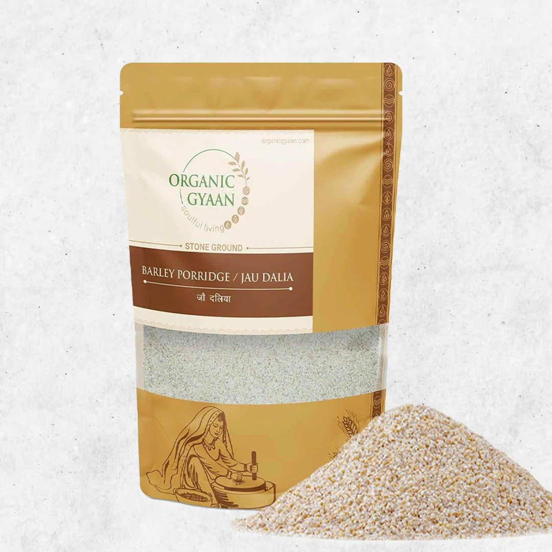 Organic Gyaan Unpolished Barley Porridge Jau Dalia