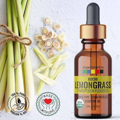 Organix Mantra Kochi Lemongrass Essential Oil