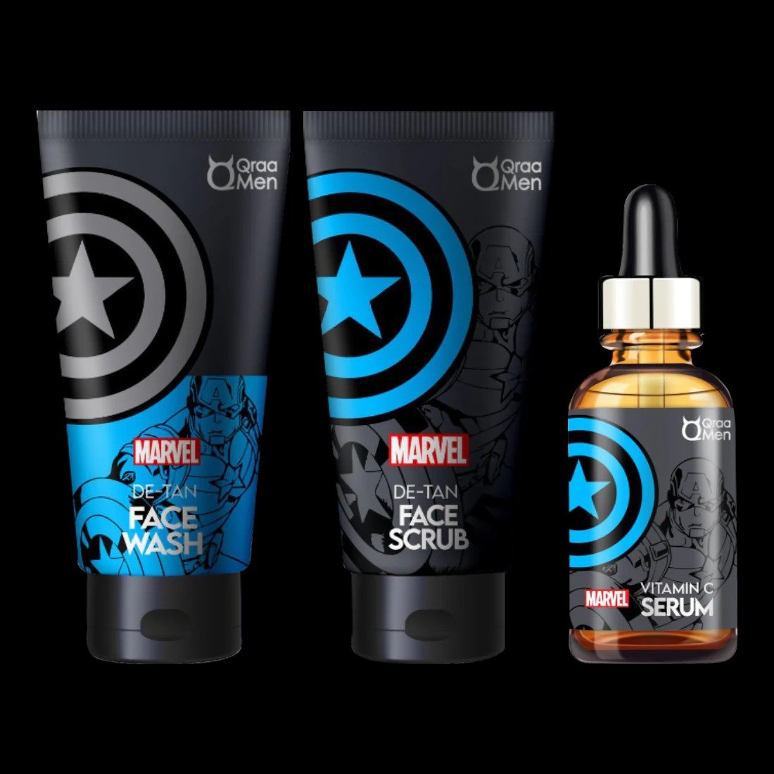 Qraa Captain America De-Tanning and Skin Lightening Kit