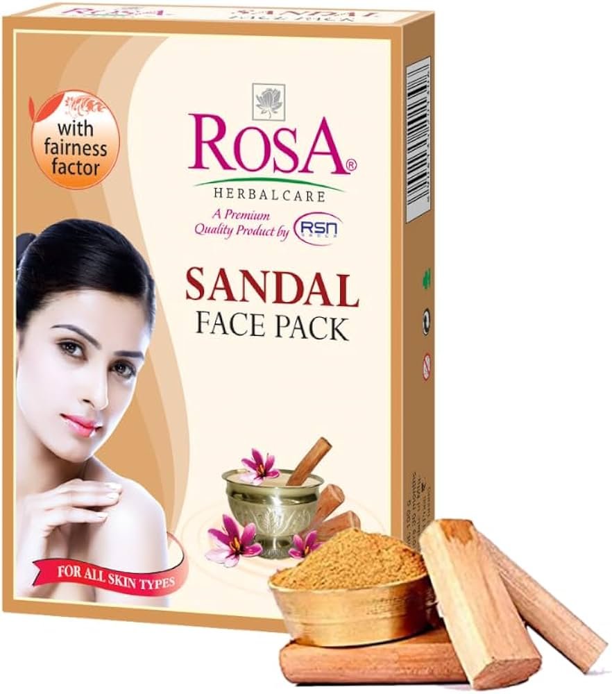 Rosa Herbal Care Sandal Face Pack