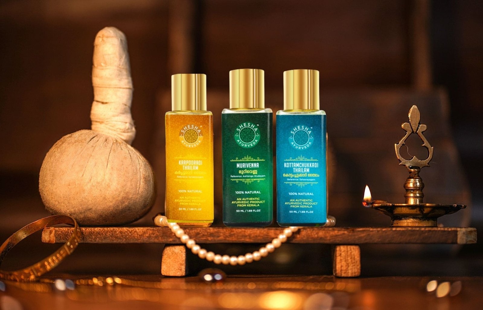 Shesha Ayurveda Pain Relieving & Healing Combo 