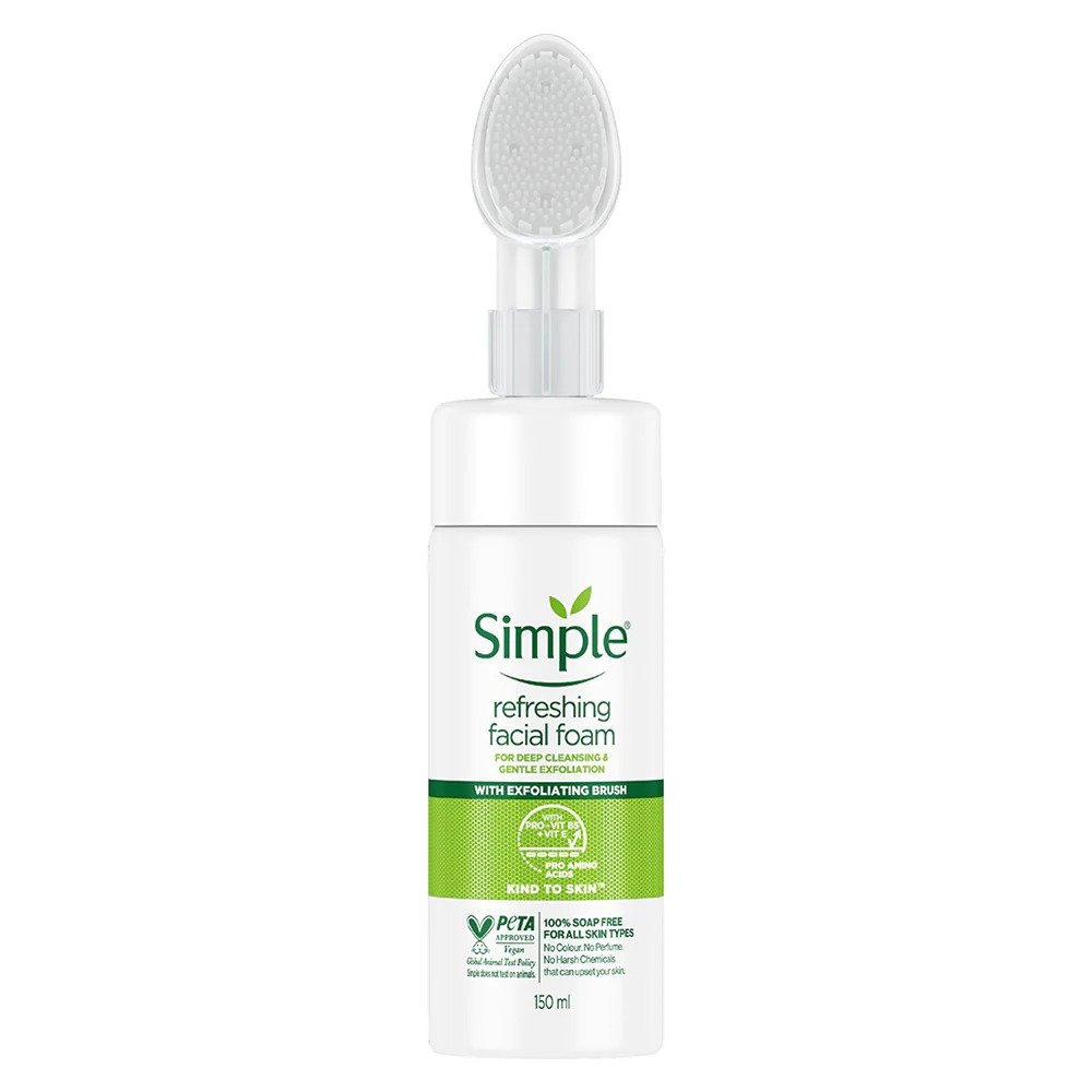 Simple Moisturising Kind to Skin Refreshing Facial Foam