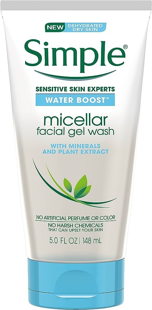 Simple Water Boost Micellar Facial Gel Wash