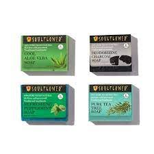 Soul Flower Monsoon Soap Kit for Skin Soothing