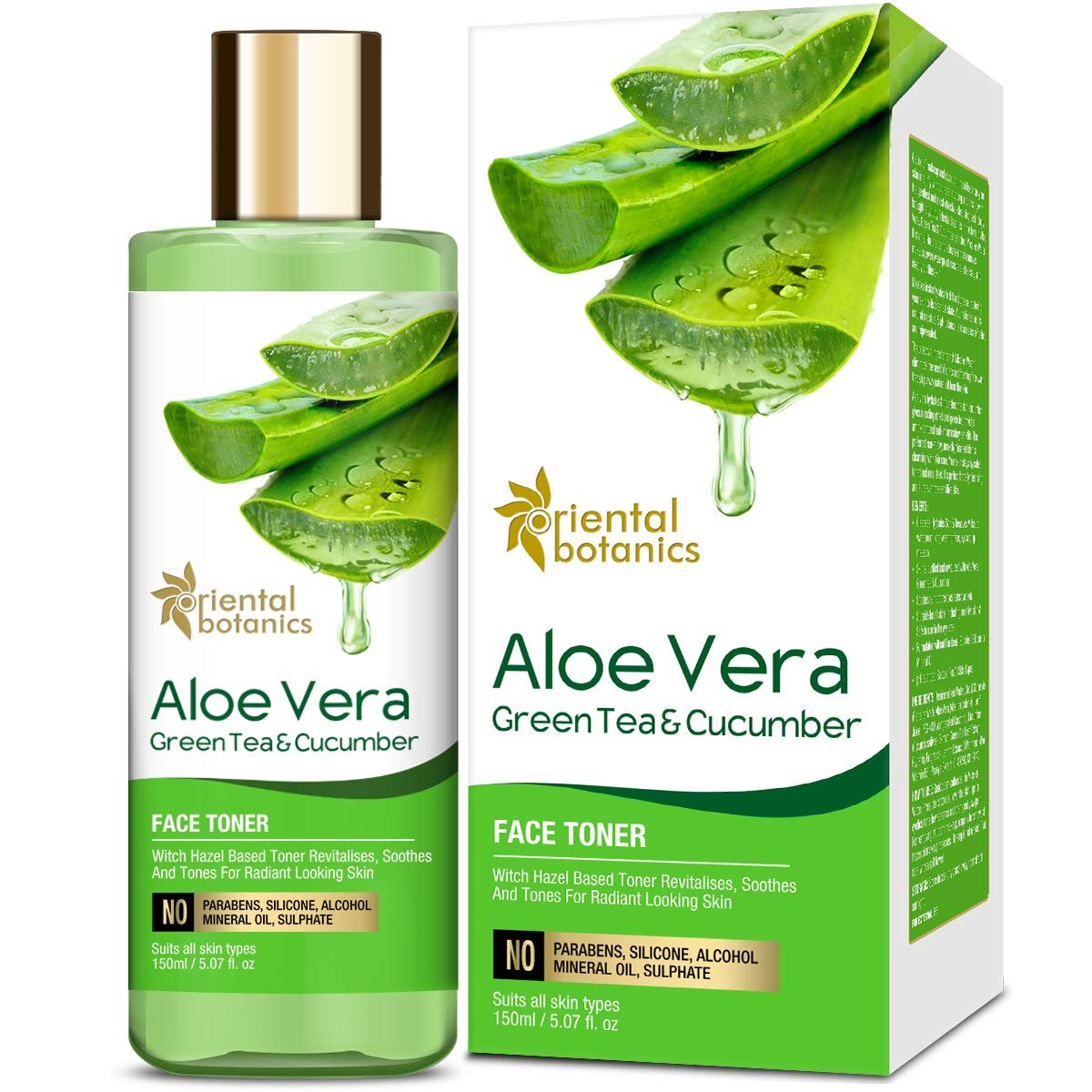 St.Botanica Aloe Vera, Green Tea & Cucumber Face Toner