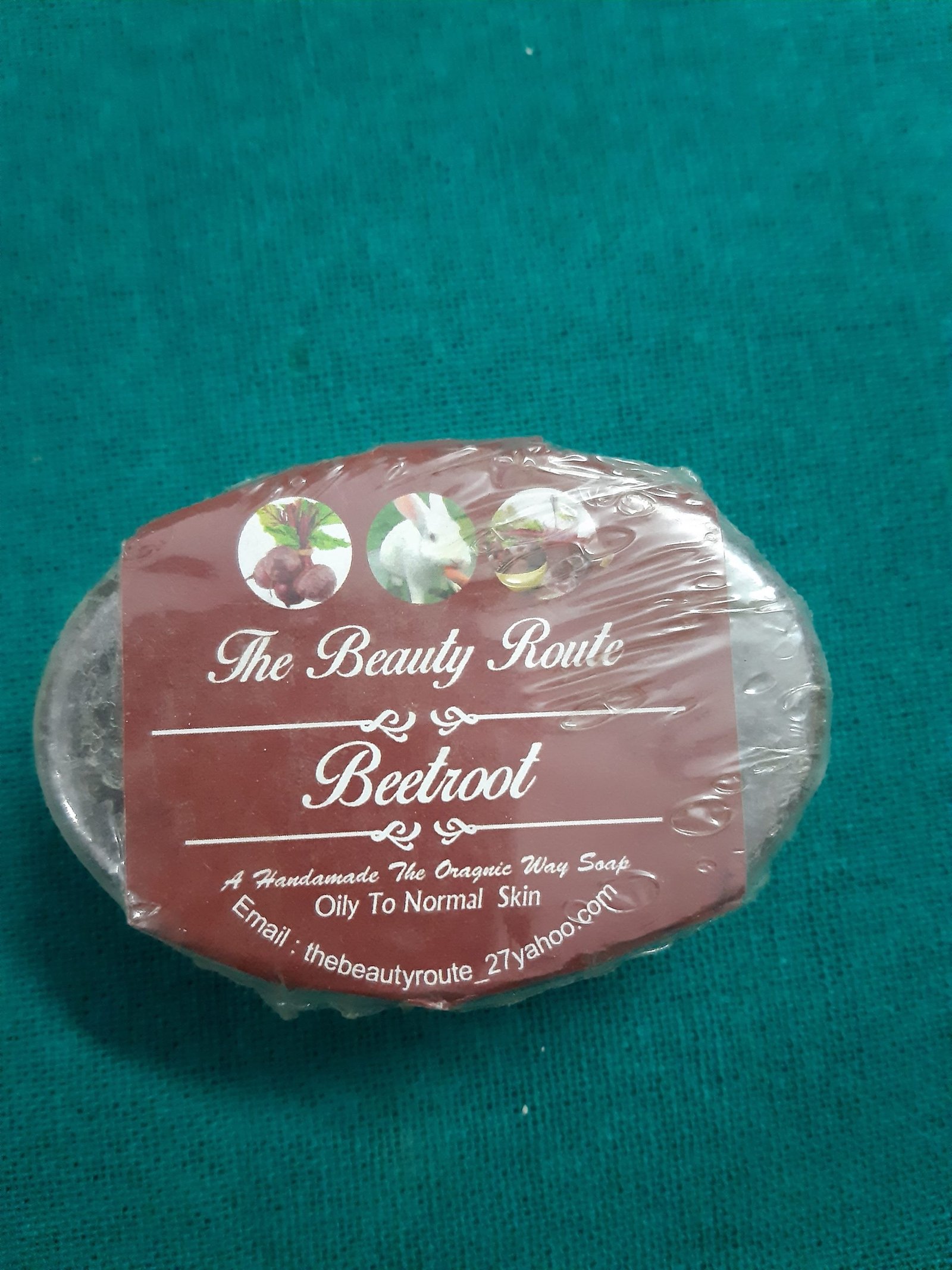 The Beauty Route Organic Homemade Beetroot Soap