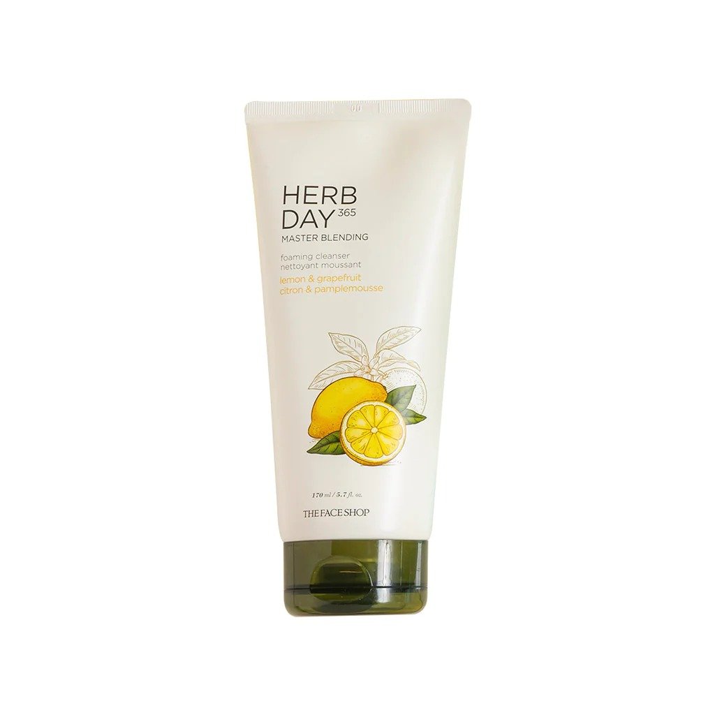 The Face Shop Herb Day 365 Foaming Cleanser- Lemon & Grapefruit