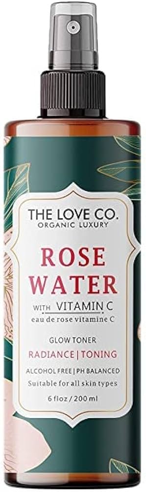The Love Co Rose Water with Vitamin C Glow Toner