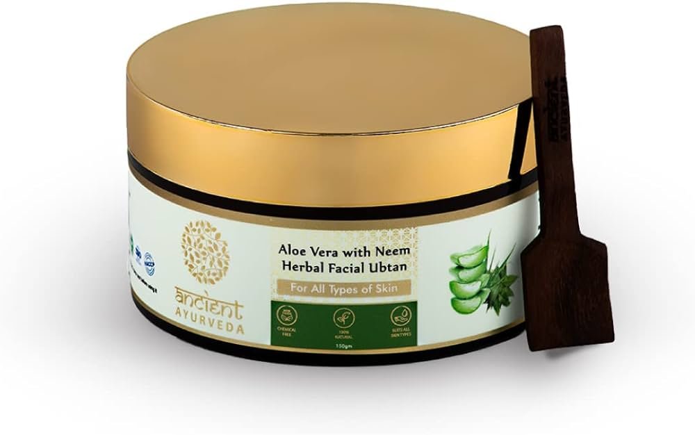 The Skin Co Aloe Vera With Neem Herbal Facial Ubtan Face Pack