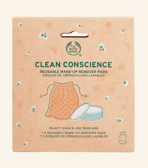 The body shop Clean Conscience Reusable Make-Up Remover Pads