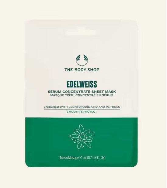 The body shop Edelweiss Serum Concentrate Sheet Mask