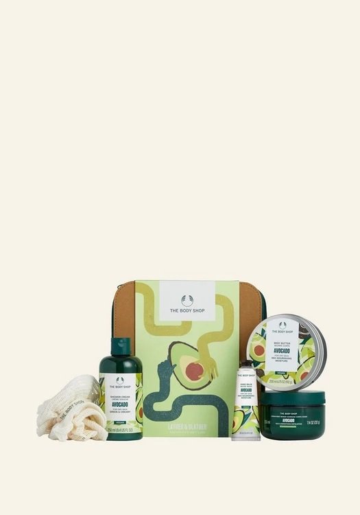 The body shop Lather & Slather Avocado Big Gift Case