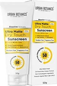 Urban Botanics Ultra Matte Dry Touch Sunscreen SPF 50