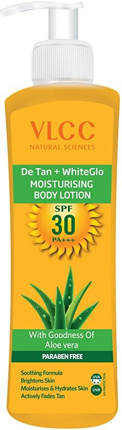 VLCC DeTan + WhiteGlo Moisturising Body Lotion SPF 30 PA+++
