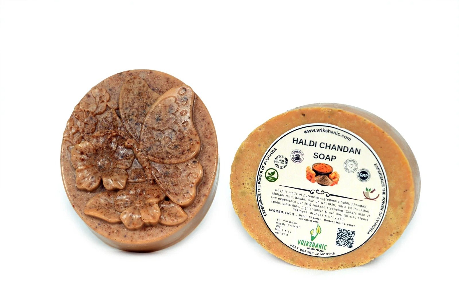 Vrikshanic Haldi-Chandan Soap