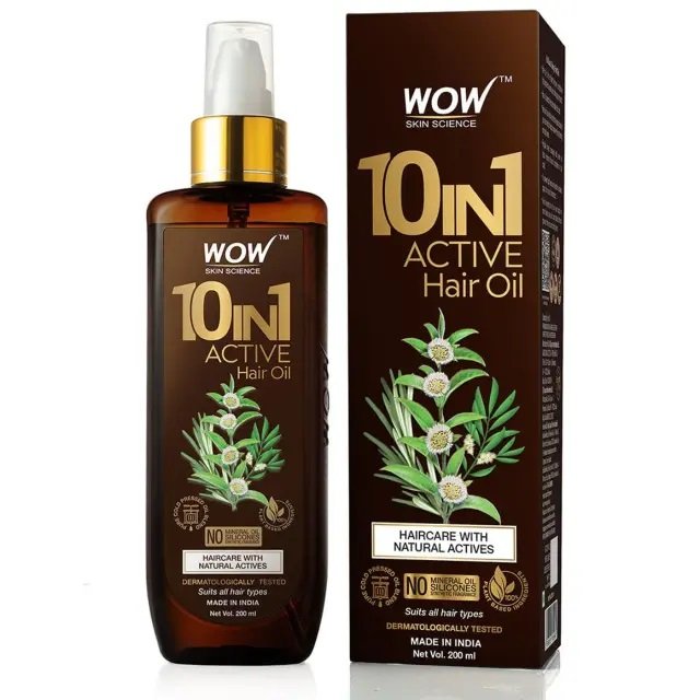 Wow Skin Science 10 in 1 Active Hair Oil