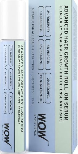Wow Skin Science Advanced Hair Growth Roll-On Serum