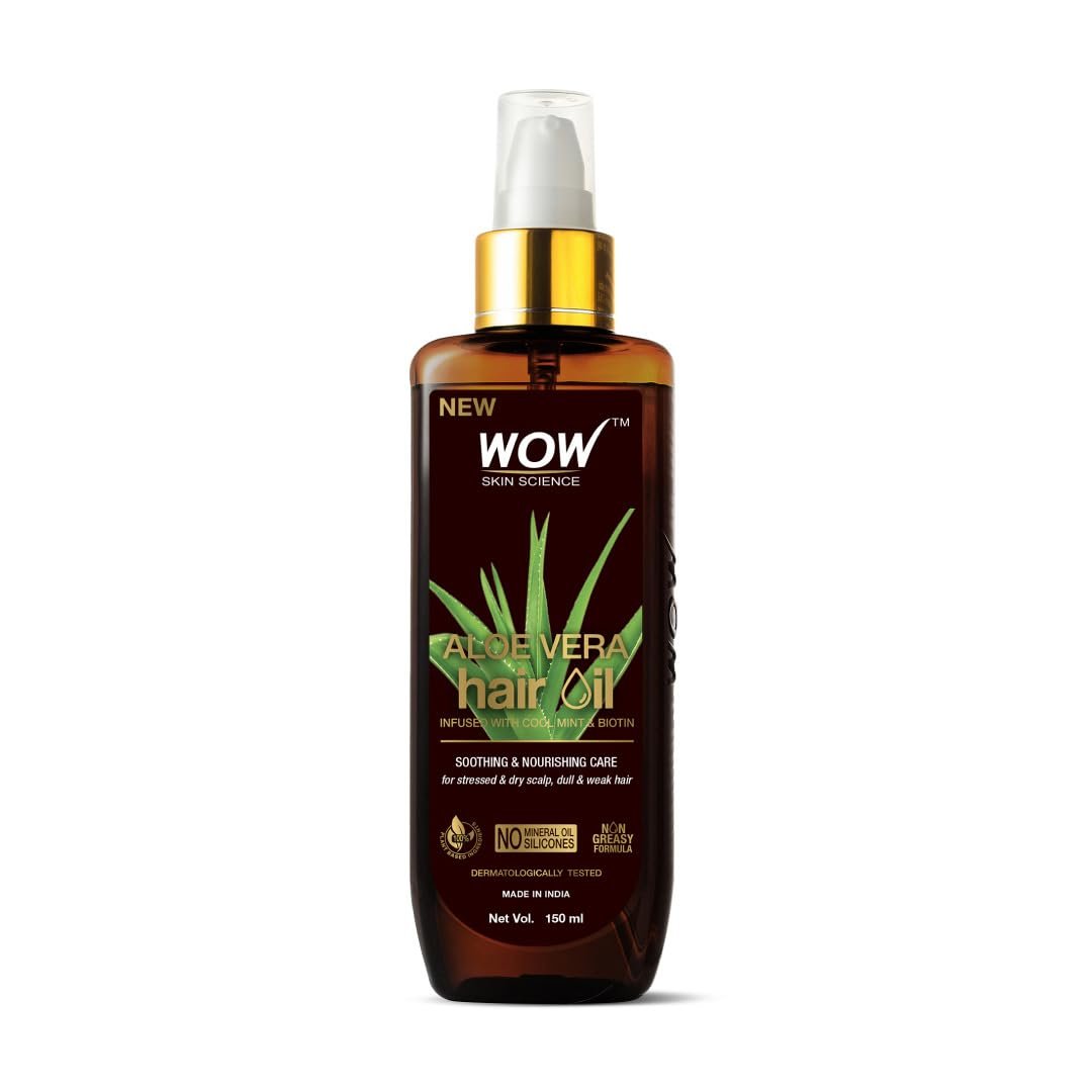Wow Skin Science Aloe Vera Hair Oil