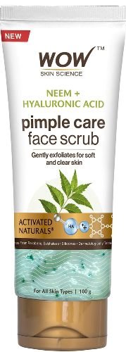 Wow Skin Science Neem & Hyaluronic Acid Face Scrub