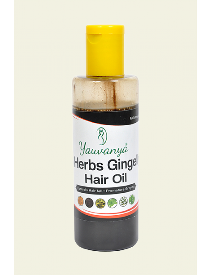 Yauvanya 6 Herbs Gingelly Hair Oil