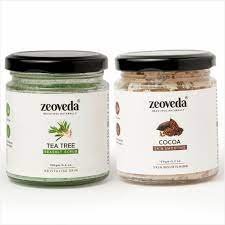 Zeoveda Tea Tree Scrub + Cocoa Skin Smoothie Combo