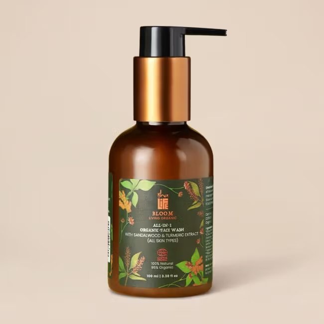 Isha Life All in 1 Organic Face Wash With Sandalwood Turmeric