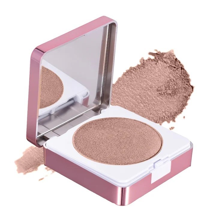 Coloressence Roseate Pro Sheen- Chrome Pressed Powder - Dewy Lit