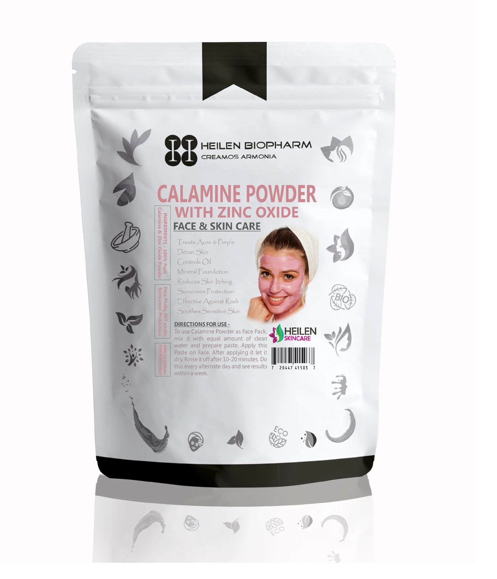 Heilen Biopharm Calamine with Zinc Oxide Powder Medium
