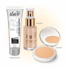 Iba Perfect Base Primer + Foundation + Compact Combo (Ivory Fair)