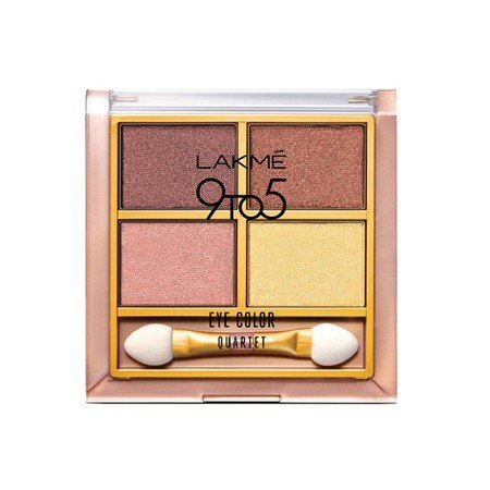 Lakme 9 To 5 Eye Color Quartet Eye Shadow Desert Rose 7 grams