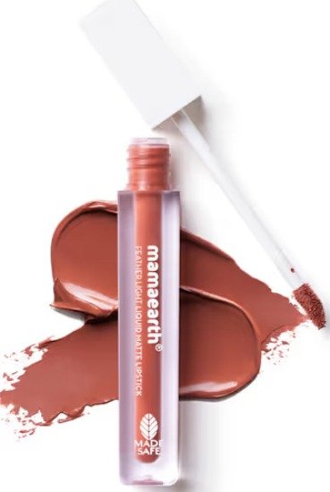 Mamaearth Feather Light Liquid Matte Lipstick - Nude Perfect