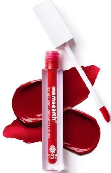 Mamaearth Feather Light Liquid Matte Lipstick - Red Velvet
