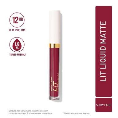 MyGlamm LIT Liquid Matte Lipstick -Slow Fade