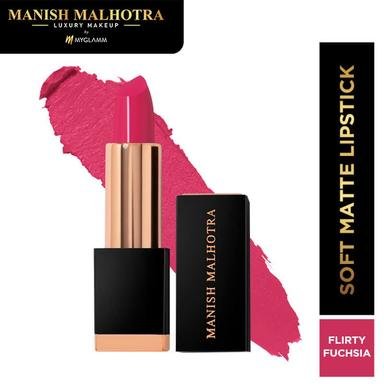 MyGlamm Manish Malhotra Soft Matte Lipstick - Flirty Fuchsia