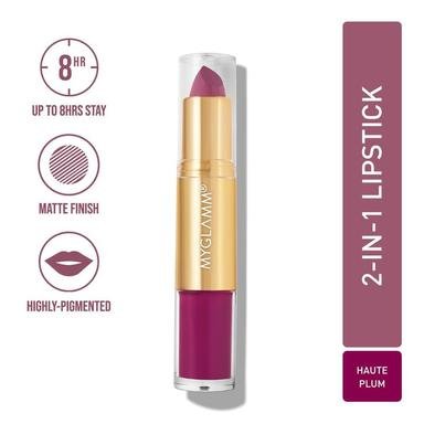 MyGlamm Super Duo Lipstick -Haute Plum