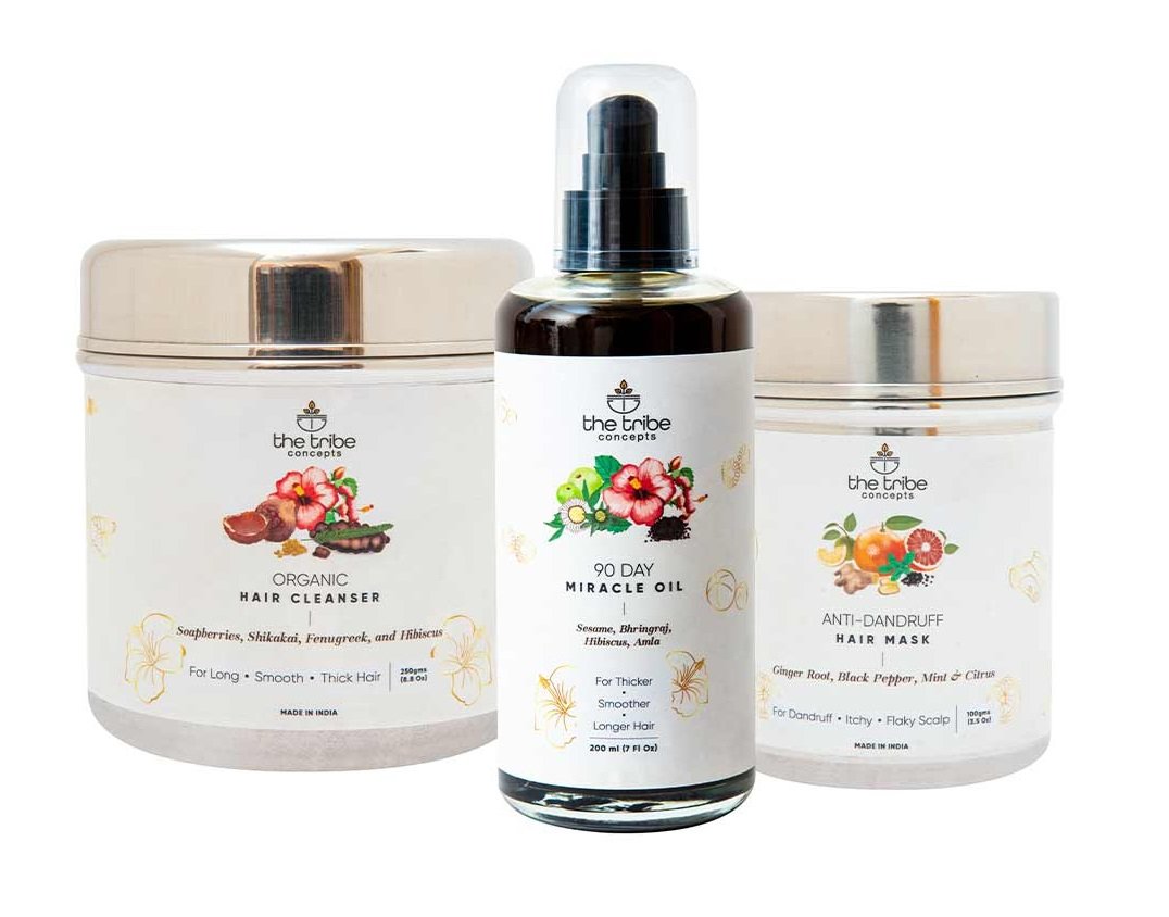 The Tribe Concepts Anti-Dandruff Treatment Kit - 1 Kit - Tin