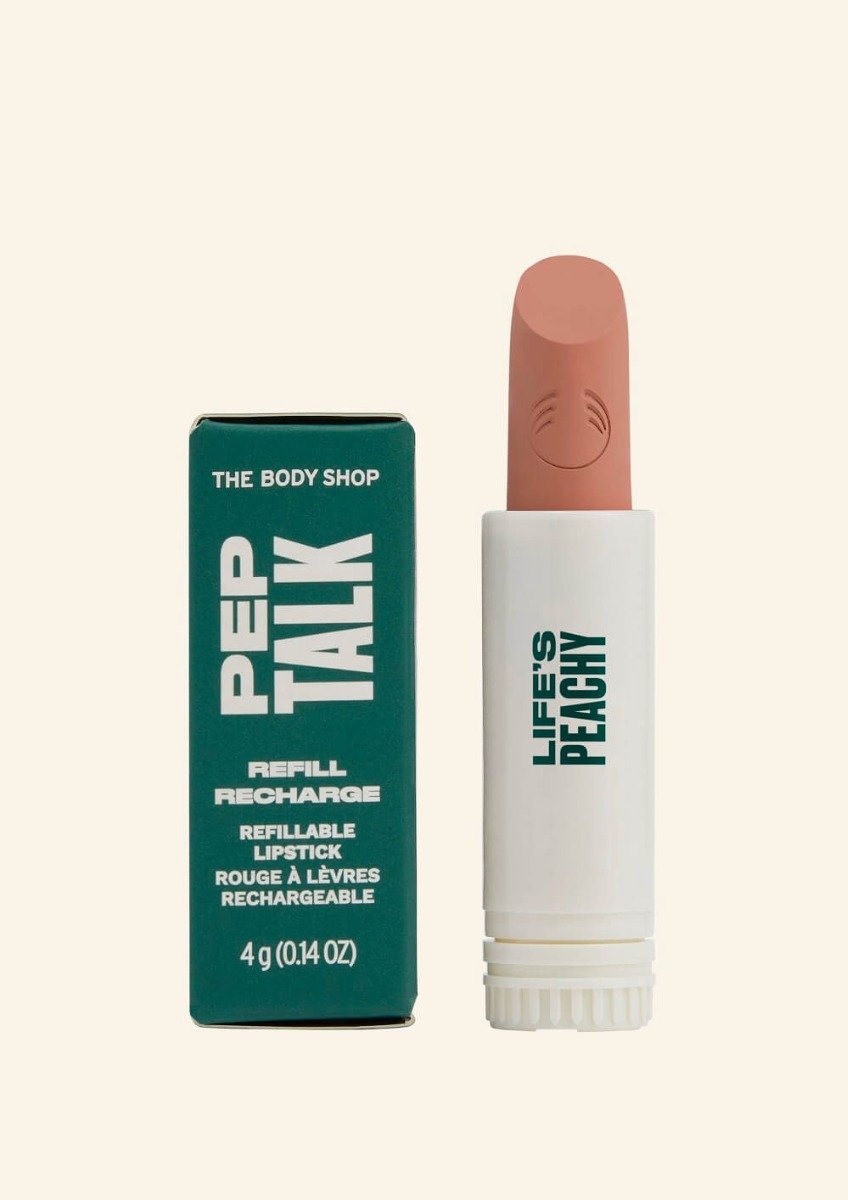 The body shop Peptalk Lipstick Bullet Refill -  Life's Peachy