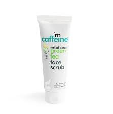 mCaffeine Body Green Tea Face Scrub with Vitamin C 