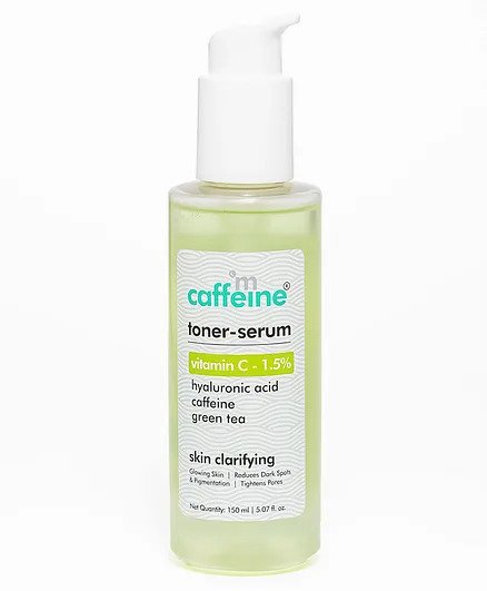 mCaffeine Body Vitamin C 2in1 Toner and Serum with Green Tea 